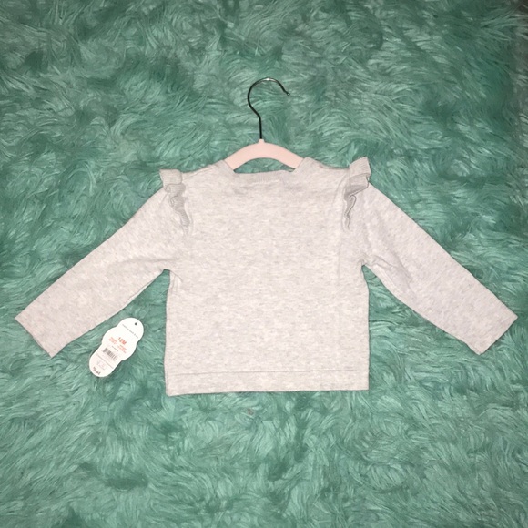 NWT | Wonder Nation | 12 M | Gray sweater - Picture 9 of 11